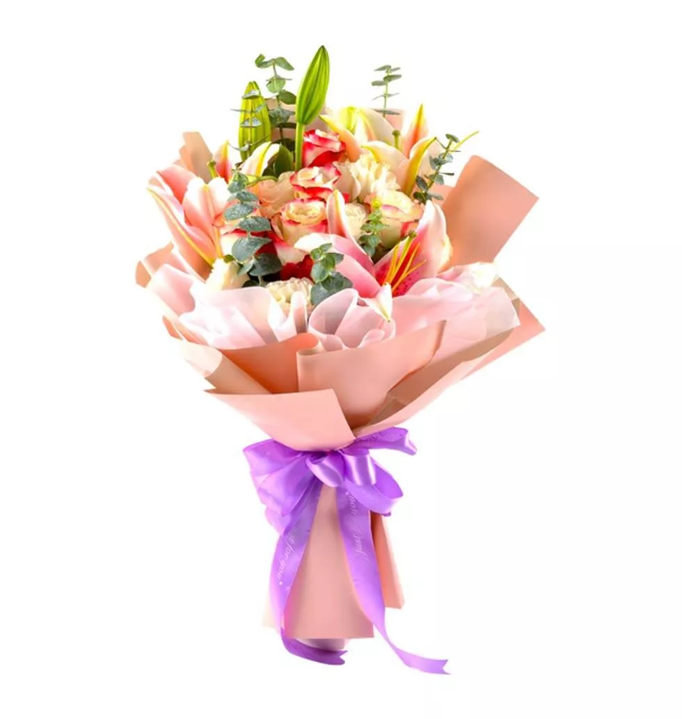 Arrangement of Pink Beauties