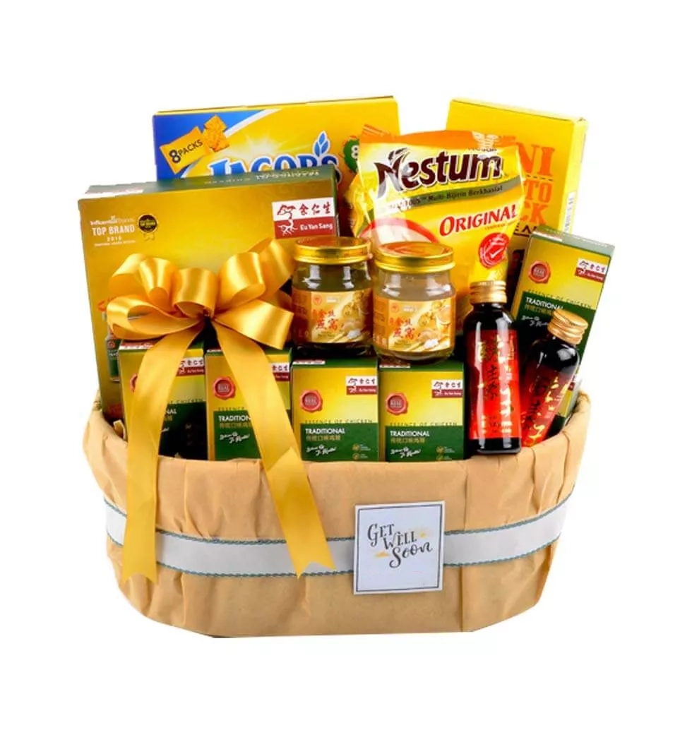 Basket of Gold Filled Delights