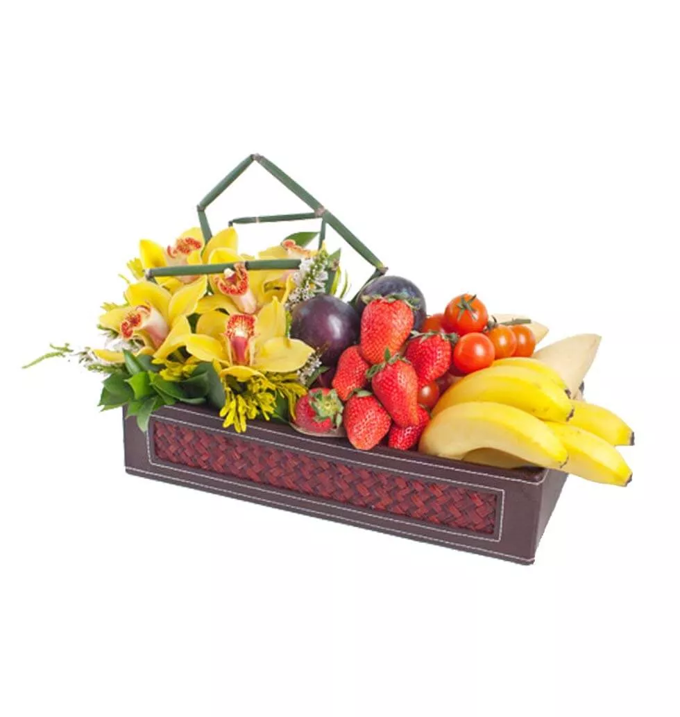 Basket Of Healthy Assorted