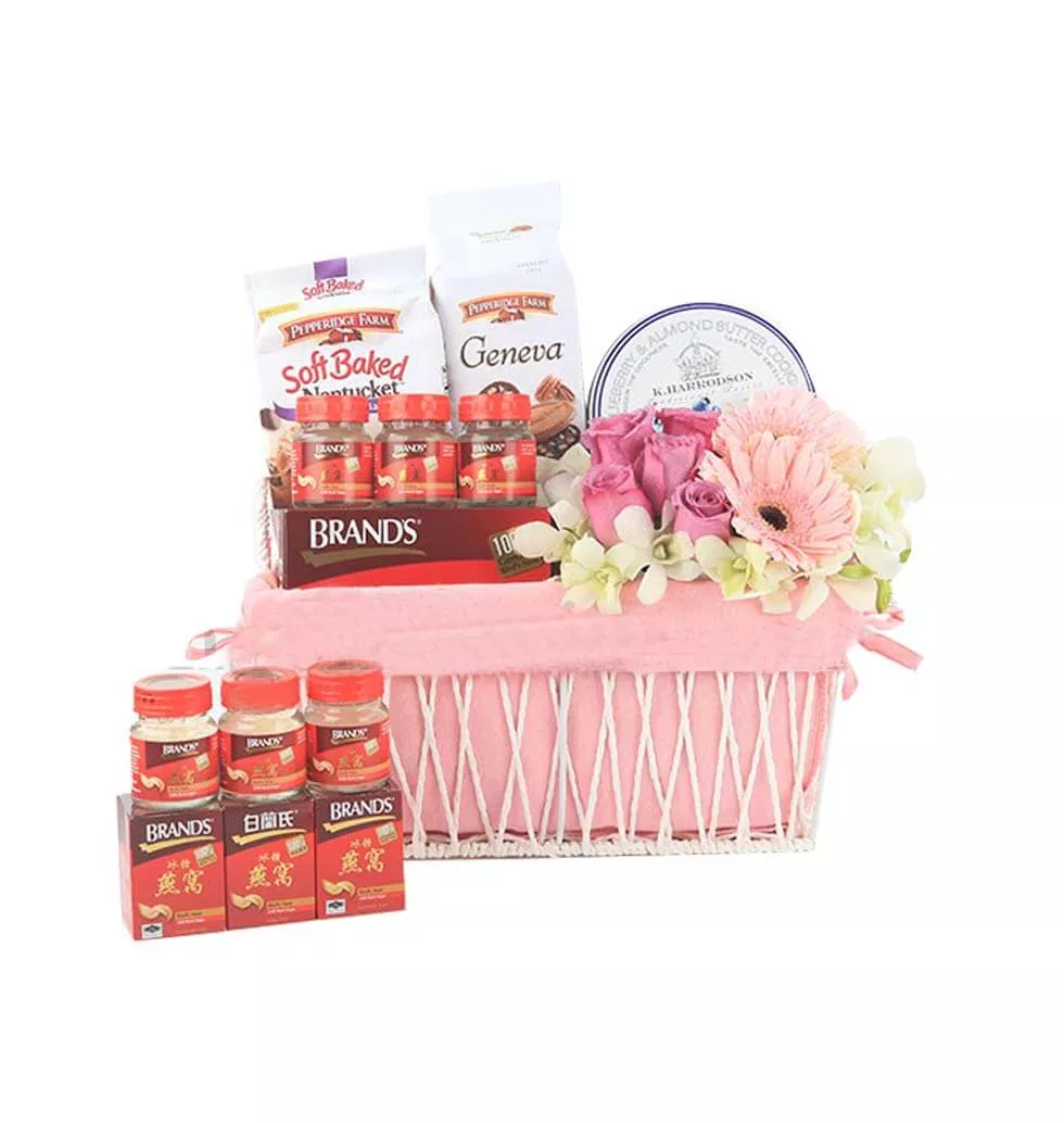 Floral Arrangement With Cookies