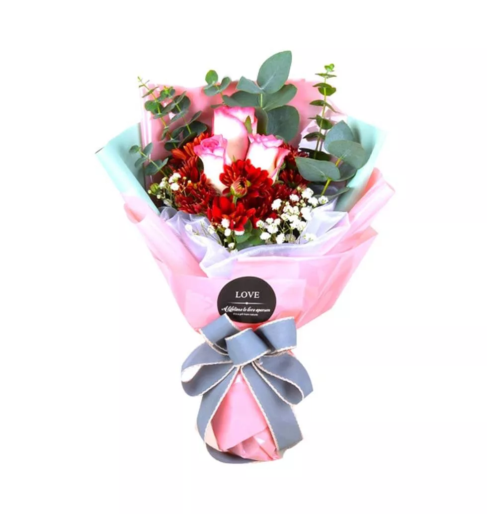 Flowers Wrapped with Love