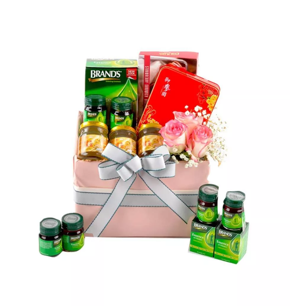 Gift Basket with Healthy Wishes