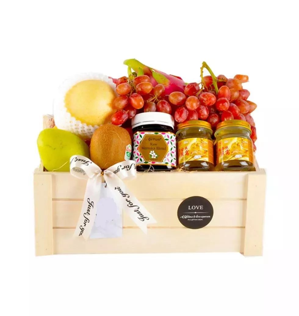 Honey Filled Fruits Hamper