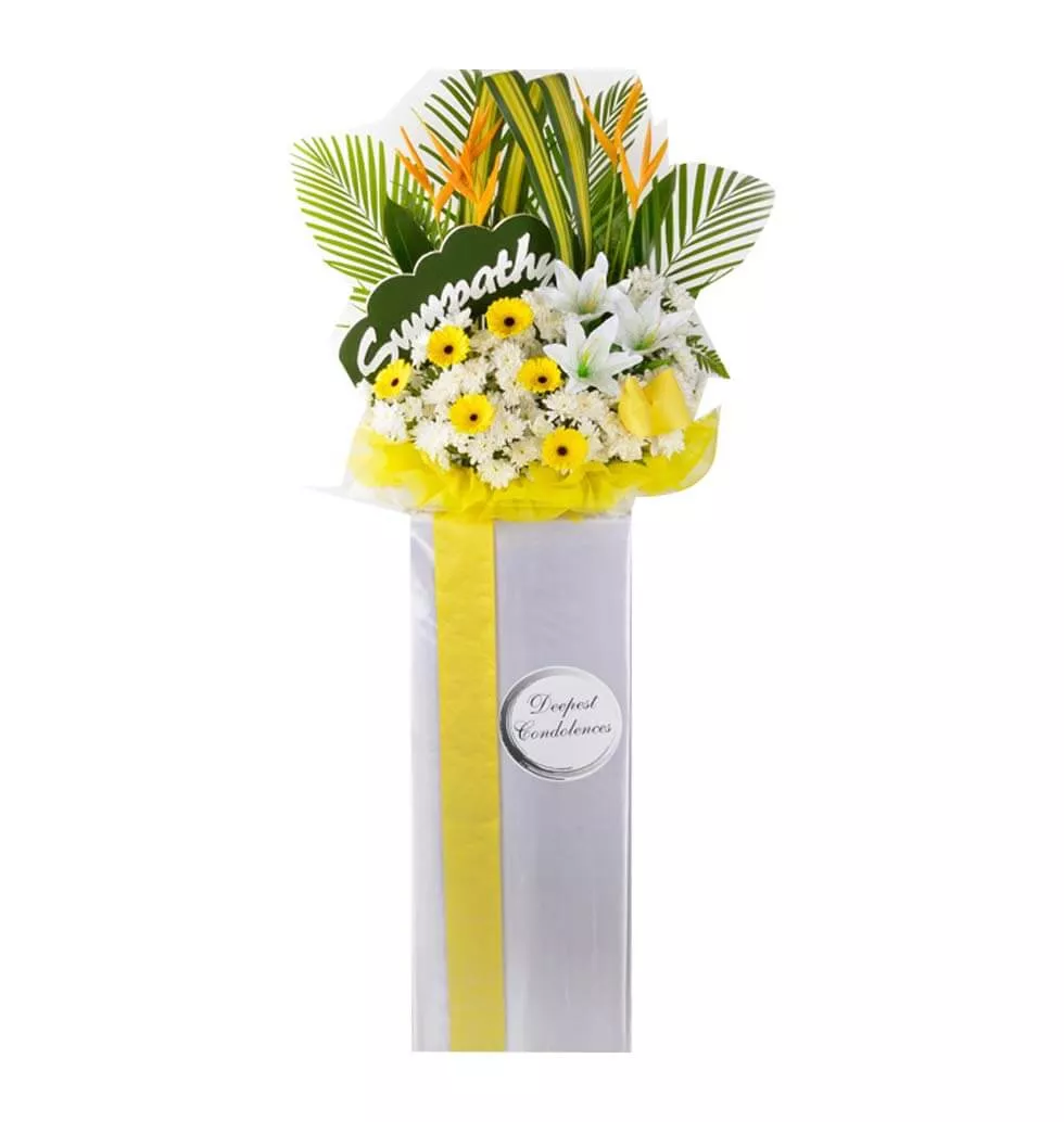 Serene flower arrangement