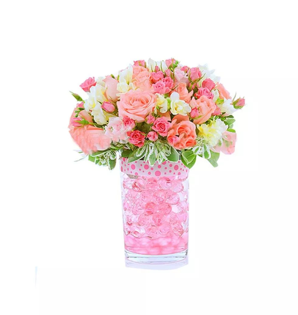 Surprise With Colouring Roses